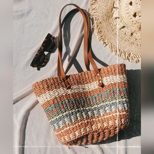 🆕️Summer Faves Edit// Orange woven hand bag